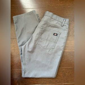 Dickies Men's Slim Taper Gray Chinos